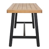 thumbnail of METRO PROFESSIONAL Conjunto de mesa e bancos de exterior Picada 3 peças, 1 mesa 220 x 70 cm, 2 bancos 180 x 31 cm, castanho natural