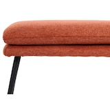 thumbnail of Poggiapiedi pouff HWC-L62 Lounge elegante tessuto ~ arancione