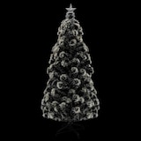thumbnail of vidaXL Weihnachtsbaum mit Beleuchtung und Ständer 180 cm Glasfaser