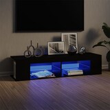 thumbnail of vidaXL TV-Schrank mit LED-Leuchten Schwarz 135x39x30 cm