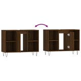 thumbnail of vidaXL Badschrank Braun Eichen-Optik 80x33x60 cm Holzwerkstoff
