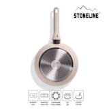 thumbnail of STONELINE® Creme Kochgeschirr-Set 11-teilig mit Deckeln, beschichtete Töpfe & Pfannen