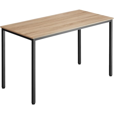 tectake Scrivania Vanport 120 x 60 x 75,5 cm - Industriale legno chiaro, rovere Sonoma - 404420