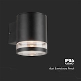 thumbnail of V-TAC VT-1145   Solar Wandlamp - IP54 - Zwarte behuizing - 70 Lumen - 3000K