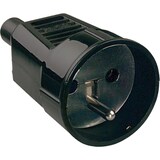 thumbnail of BACHMANN Kupplung mit Erdungsstift, Frankreich Knickschutztülle schwarz