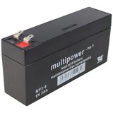 thumbnail of Multipower MP3-8 Blei-Akku 8 Volt 3000mAh mit 2 Faston 4,8mm Steckkontakten