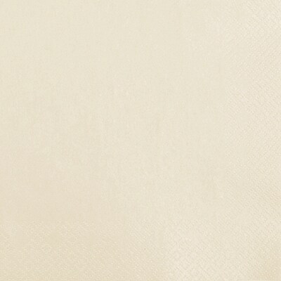 Home Fashion, Pearl Effect ivory, Lunch-Servietten aufgefaltetes Maß 33 cm x 33 cm, im Viertelfalz, 20 Stück pro Pack, 12 Pack pro Karton