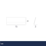 thumbnail of Danieli - Kit da 12 Espositori Segnaposto in Acrilico Trasparente Portanome e Portaprezzi da Vetrina e da Banco Monofacciale 15x6x3.