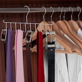 thumbnail of Relaxdays Gürtelhalter, Krawattenhalter aus Metall, platzsparend, 12 Haken, Krawatten & Gürtel, Kleiderschrank, silber