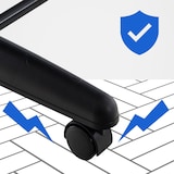 thumbnail of Specchio a figura intera Nane ovale nero