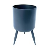 thumbnail of DanDiBo Blumentopf mit Füßen Pflanztopf Blumenkübel mit Beinen Metall Grau 3er Set 96260 Modern Pflanzenständer