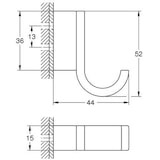 thumbnail of Grohe Bademantelhaken SELECTION 1-fach c