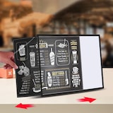 thumbnail of 【SJH-3287】LED Leuchtkasten, Menü-Display, Werbedisplay, verstellbarer Winkel, Schwarz 40×60cm
