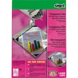thumbnail of Farb-Laser/-Kopier-Folie transparent A4 125qm stapelverarbeitbar hohe Hitzestabilität VE=20 Blatt