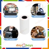thumbnail of DayBays 57x36x12 mm 500 Rollen Thermorollen 15 meter pro Rolle Kassenrollen Bonrollen Thermo Rollen Thermopapier
