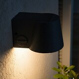 thumbnail of Lumisky Applique murale solaire SOLINE gris sensor H11cm Acier Gris