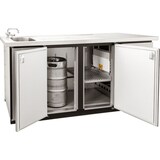 thumbnail of KBS Getränketheke mit 2 Becken links 1890x688x920 mm Umluftkühlung 230 Volt
