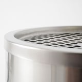 thumbnail of Danieli - Posacenere da Esterno da Parete in Acciaio Spazzolato. Posacenere da Muro con Gettacarte e Griglia in Acciaio. Capienza 12 Litri