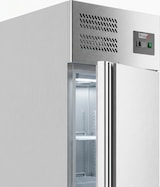 thumbnail of Romux® Gefrierschrank mit 2 Türen 68 cm mit Umluftkühlung | Gastro Gefrierschrank aus Edelstahl mit 430 L Kapazität - 3 Einlegeböden und 230 W