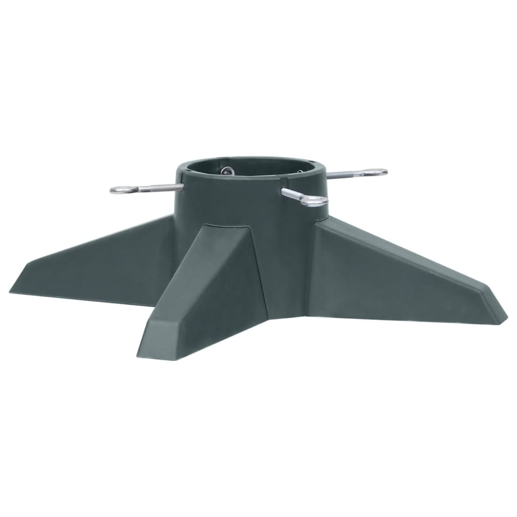 vidaXL Christbaumständer Grün 55,5x55,5x15 cm