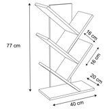 thumbnail of VCM Standregal Nulis Weiß H. 77 x B. 40 x T. 20 cm