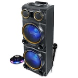 thumbnail of Enceinte Sono Party Box Muse M-1988 DJ, 800W, Effet LED multicolore et clignotante, USB/Bluetooth/Radio FM - 2 AUX, Lumière OVNI