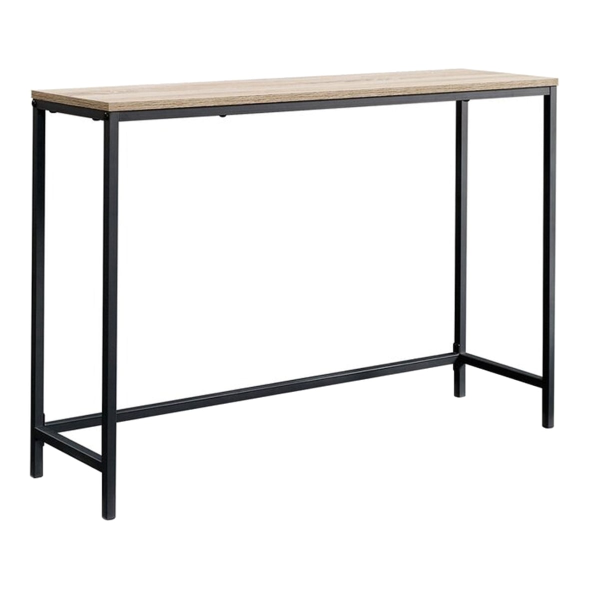 Helloshop26 - Tavolo consolle 80 x 100 x 30 cm nero e effetto legno 03_0008578