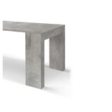 thumbnail of Consolle allungabile LERICI effetto grigio cemento 90x215x45 cm