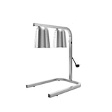 thumbnail of METRO Professional Dubbele infrarood warmtelamp GWL2000, aluminium, 500 W, in hoogte verstelbaar, temperatuurbereik: 65-85°C, zilver