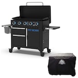 thumbnail of Plancha à Gaz 5 Brûleurs 14650W Plaque Ceramique 90 x 46 cm Amovible Pit Boss