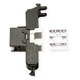 thumbnail of ROLINE Cat.6A (Klasse EA) Keystone, RJ45, niet afgeschermd, zonder gereedschap, zwart