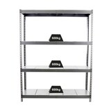 thumbnail of PROREGAL Schwerlastregal METAL BEAST FOUR | HxBxT 200x180x45cm | Fachlast 600kg | Grau | Standregal Metallregal Lagerregal