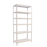 thumbnail of SimonRack Estante Metálico 2500x900x500 mm, 6 Prateleiras em Aço, 180 kg por Nível, Branco – Simonclick