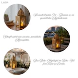 thumbnail of LAYBA Marokkanische Laterne Gold-Optik Messing
