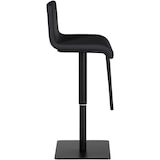 thumbnail of Conjunto de 2 bancos de bar Limon com revestimento em imitação de pele preto/preto