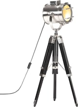 thumbnail of vidaXL Stativlampe Schwarz Mango Massivholz 69 cm