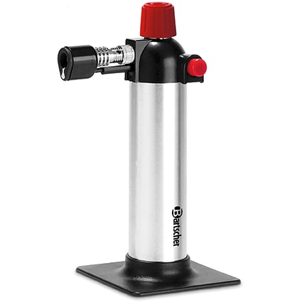 Flambeerbrander met voet | Temp. bereik  tot 1300  °C | 95x70x165(h)mm