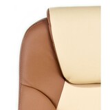 thumbnail of Poltrona presidenziale Imbottita in Ecopelle per Ufficio e Studio Professionale Modello MOU ergonomica Bicolore Beige e Marrone