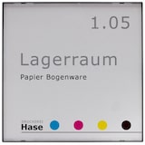 thumbnail of Kairo Easy Türschilder 150 | Grau | 150x150mm | entspiegelte Abdeckung | selbstklebend | Büroschild | Türschild Büro