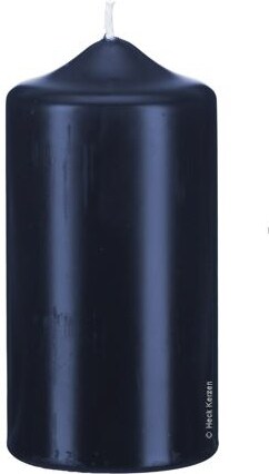 Spitzkopf Stumpen Kerzen Nachtblau Dunkelblau 30 x Ø 10 cm, 6 Stück