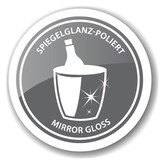 thumbnail of Sektkühler Joey mit Griffen, Edelstahl hochglanzpoliert, Höhe 22 cm, Durchmesser 22 cm