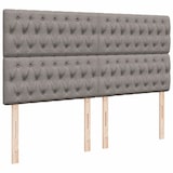 thumbnail of vidaXL Boxspringbett mit Matratze Taupe 200x200 cm Stoff