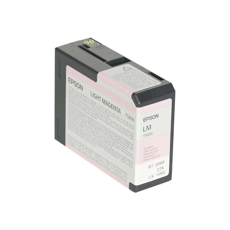 Epson Original T5806 Druckerpatrone magenta hell 80ml (C13T580600)