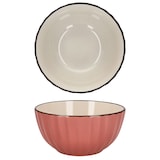 thumbnail of Mäser OSITA Rose Weiß 6x Müsli-Schale 450ml rosa Steingut 6 Personen Dessert-Schüssel