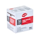 thumbnail of Cambro - Étiquettes solubles et biodégradables pour la rotation des aliments, 5 x 7,6 cm, 250 étiquettes par rouleau, Carton de 6 rouleaux - 23SLB6250