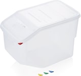 thumbnail of 2x HACCP Lebensmittelbehälter Polypropylen 50 l doppelseitig aufklappbar