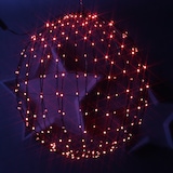 thumbnail of LED Drahtkugel Leuchtkugel 50cm 220 bunte LED Farbwechsel Innen Außen