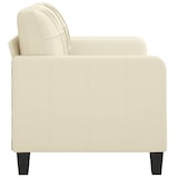 thumbnail of vidaXL 2-Sitzer-Sofa Creme 140 cm Kunstleder