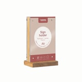 thumbnail of Tischaufsteller Europel T-Ständer Acryl/Holz/Magnete A6 356313