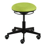 thumbnail of Mayer Sitzmöbel, Drehhocker mit 3D-Sitzelement 1353, Apfelgrün, Kunstleder, 1353_03_30587